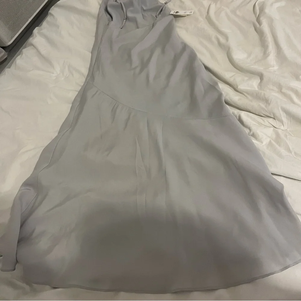 NWT Abercrombie Light Gray Long Dress size Medium